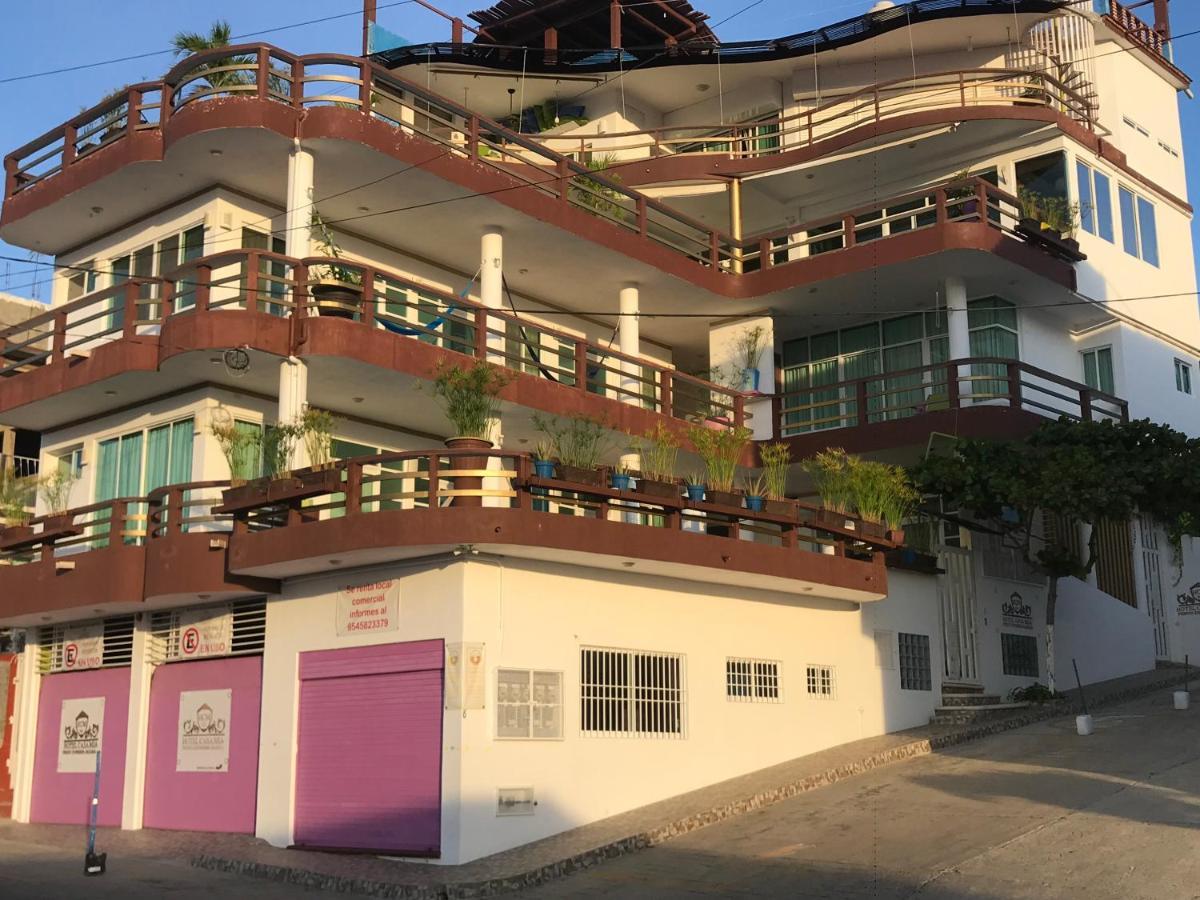 ホテル Casa Mia プエルト・エスコンディード エクステリア 写真